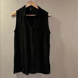 Fever Black Sleeveless Blouse